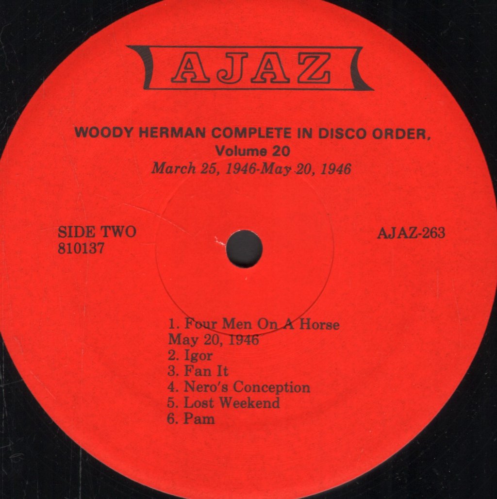 Woody Herman - Complete In Disco Order, Volume 20 - Lp