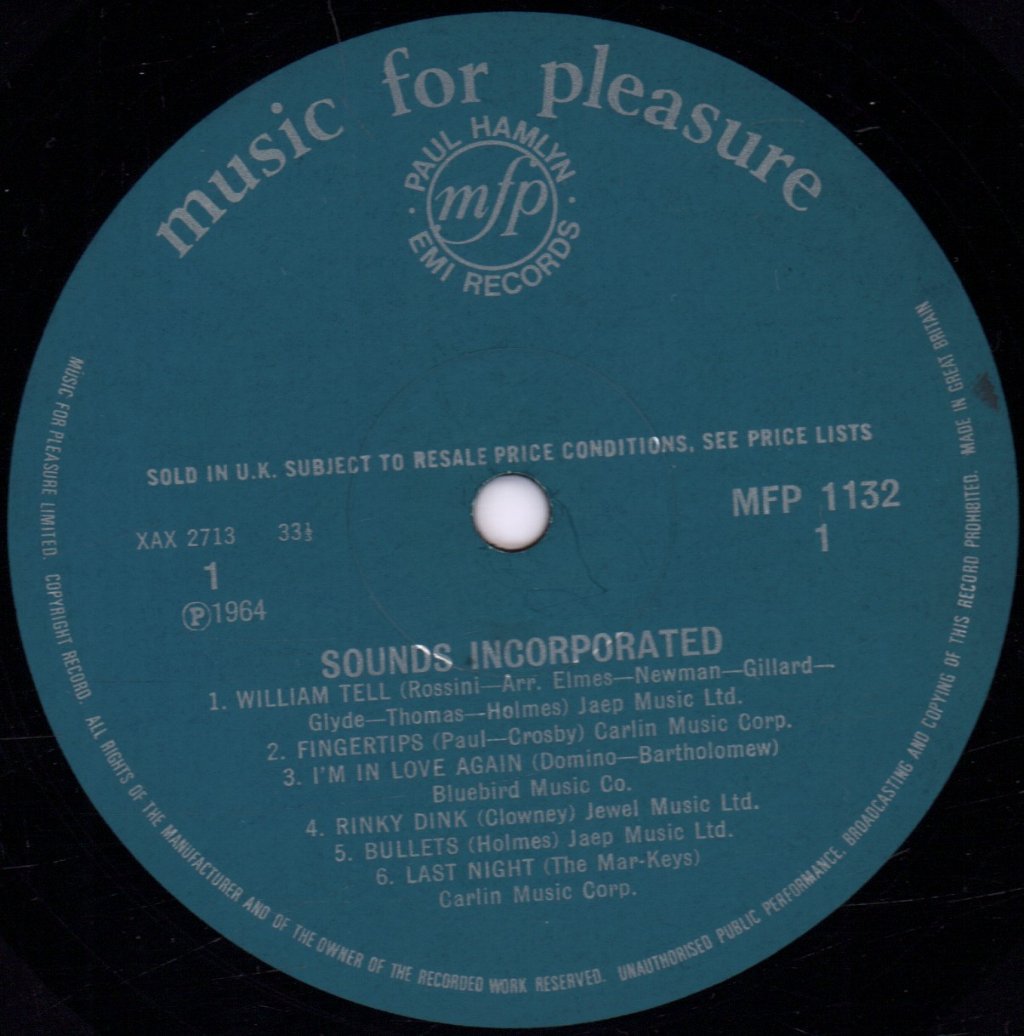 Sounds Incorporated - Sounds Incorporated - Lp