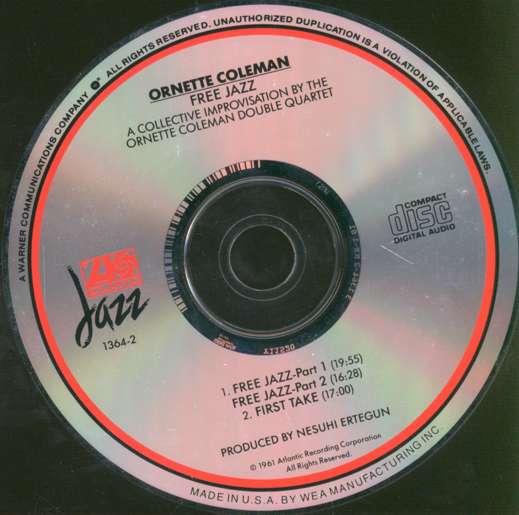 Ornette Coleman Double Quartet - Free Jazz - Cd