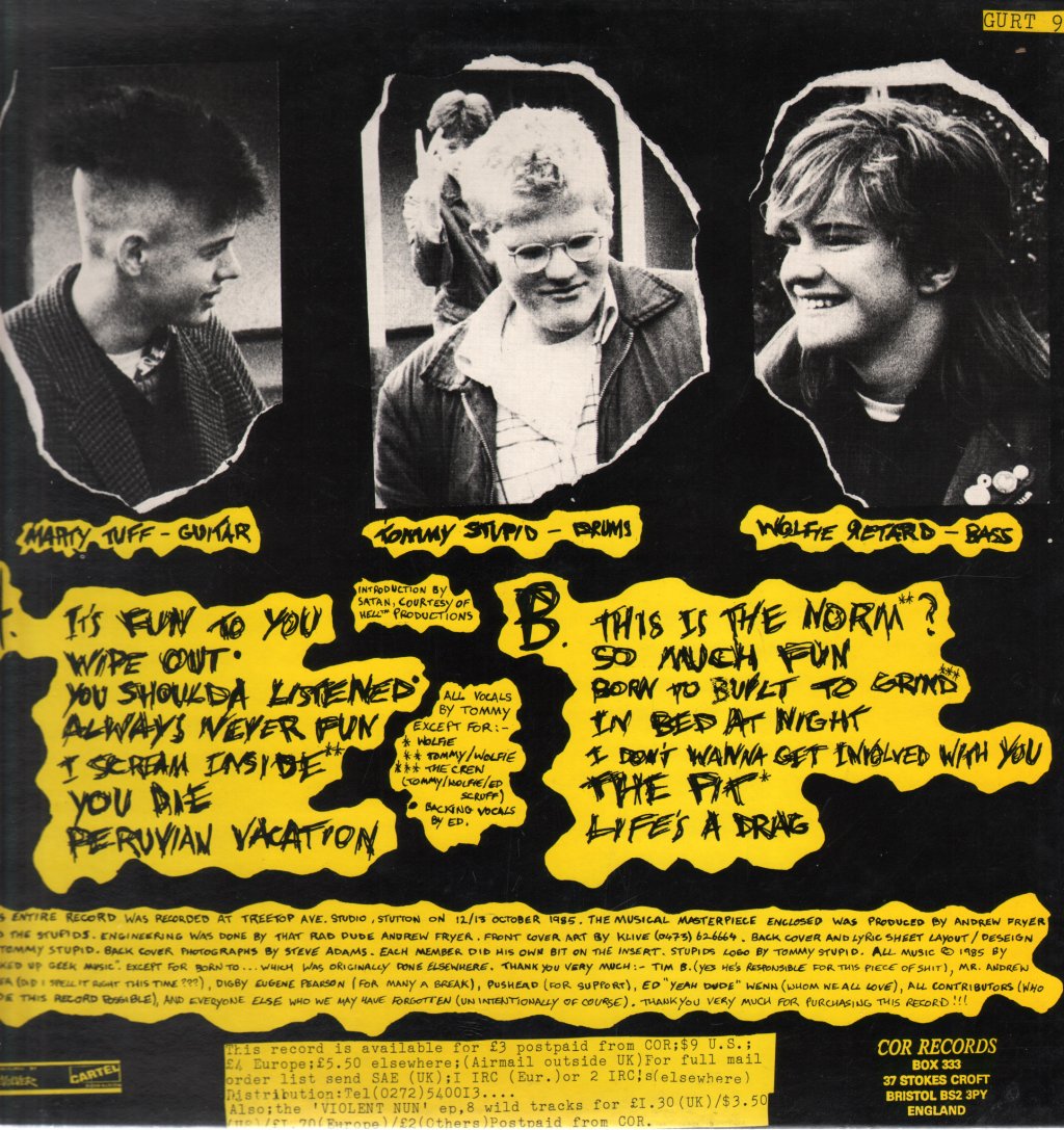 Stupids - Peruvian Vacation - Lp