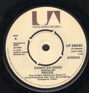Pieces - Dance So Good - 7 Inch