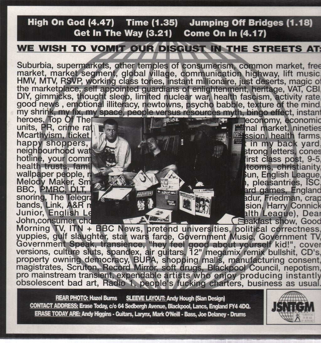 Erase Today - Velocity To Connect - 12 Inch