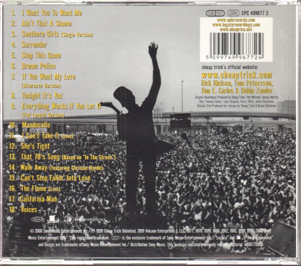 Cheap Trick - Authorized Greatest Hits - Cd