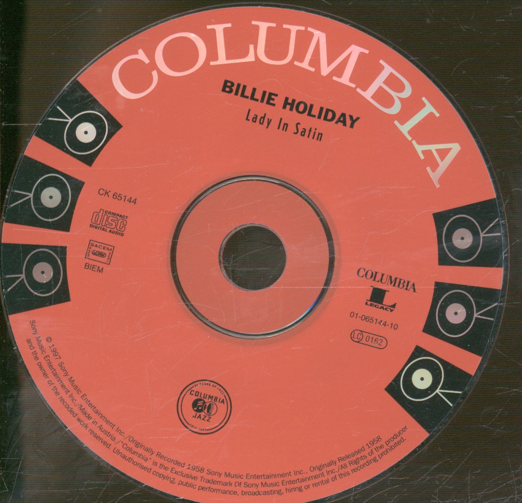 Billie Holiday - Lady In Satin - Cd