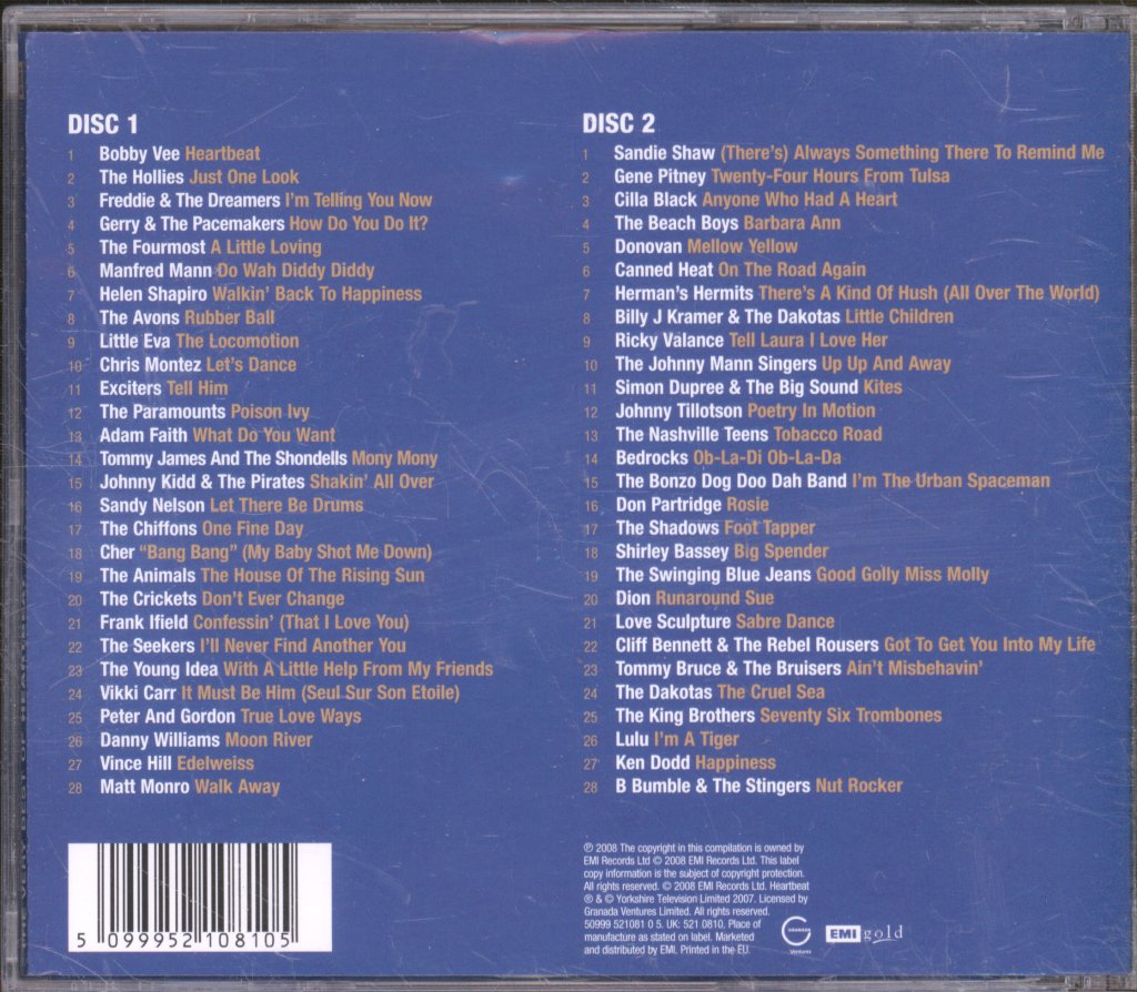 Various Artists - Very Best of Heartbeat - Double Cd