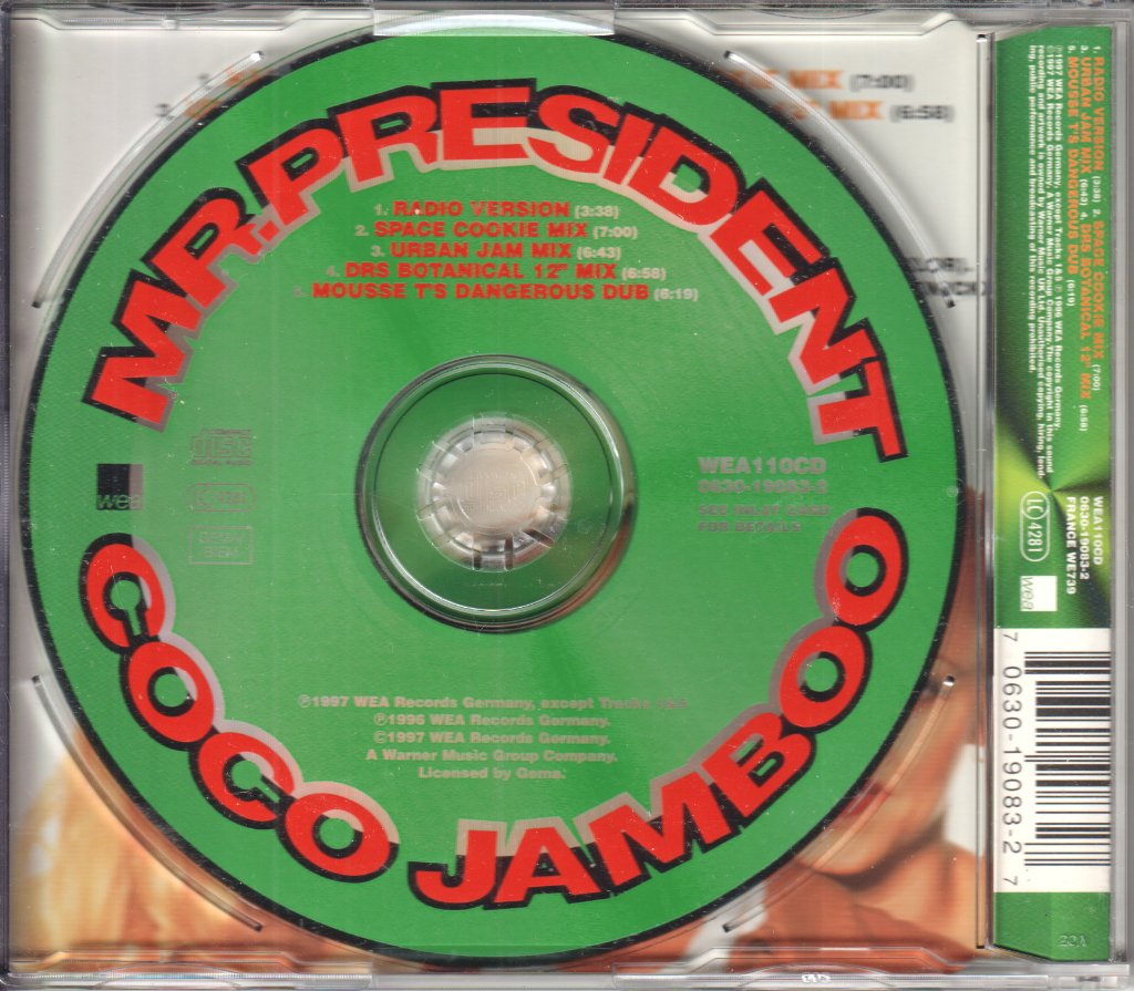 Mr President - Coco Jamboo - Cd