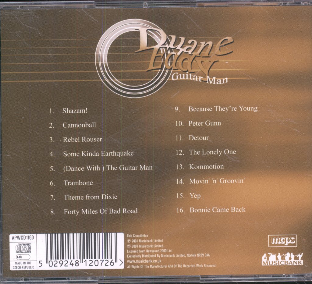 Duane Eddy - Guitar Man - Cd