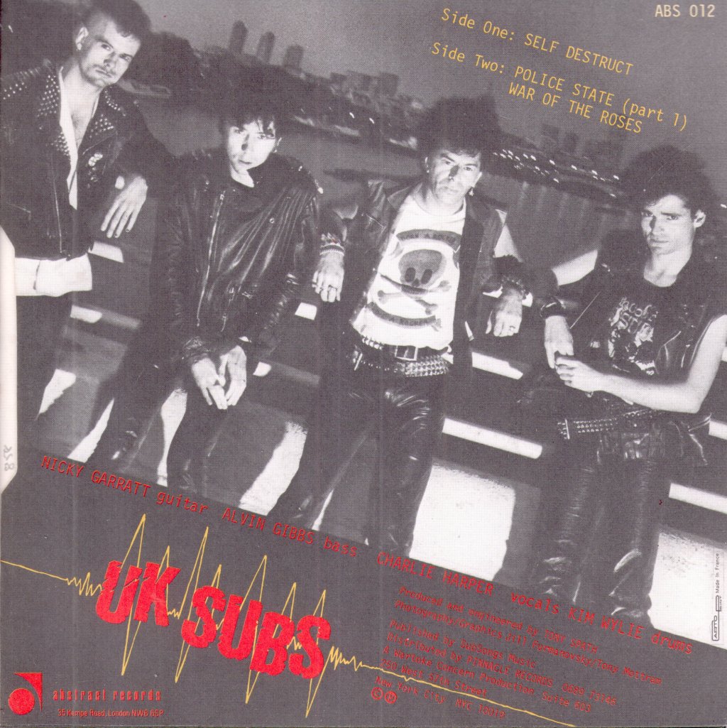 UK Subs - Shake Up The City - 7 Inch