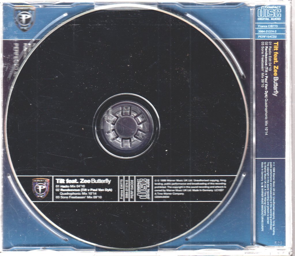 Tilt Feat. Zee - Butterfly - Cd