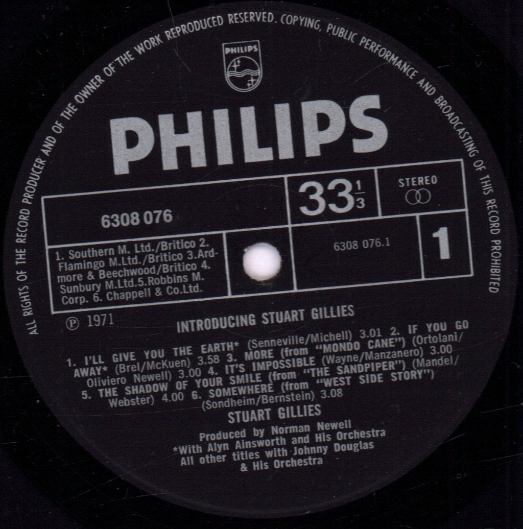Stuart Gillies - Introducing Stuart Gillies - Lp