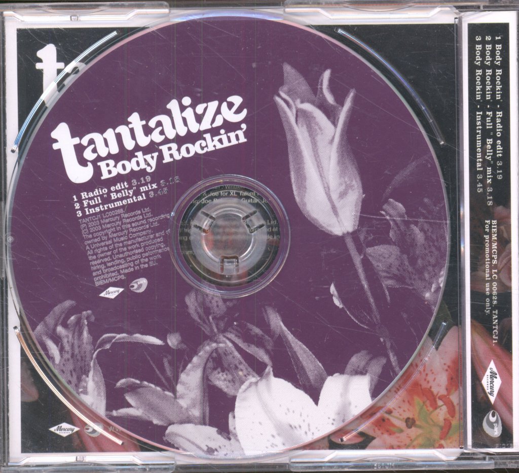 Tantalize - Body Rockin' - Cd