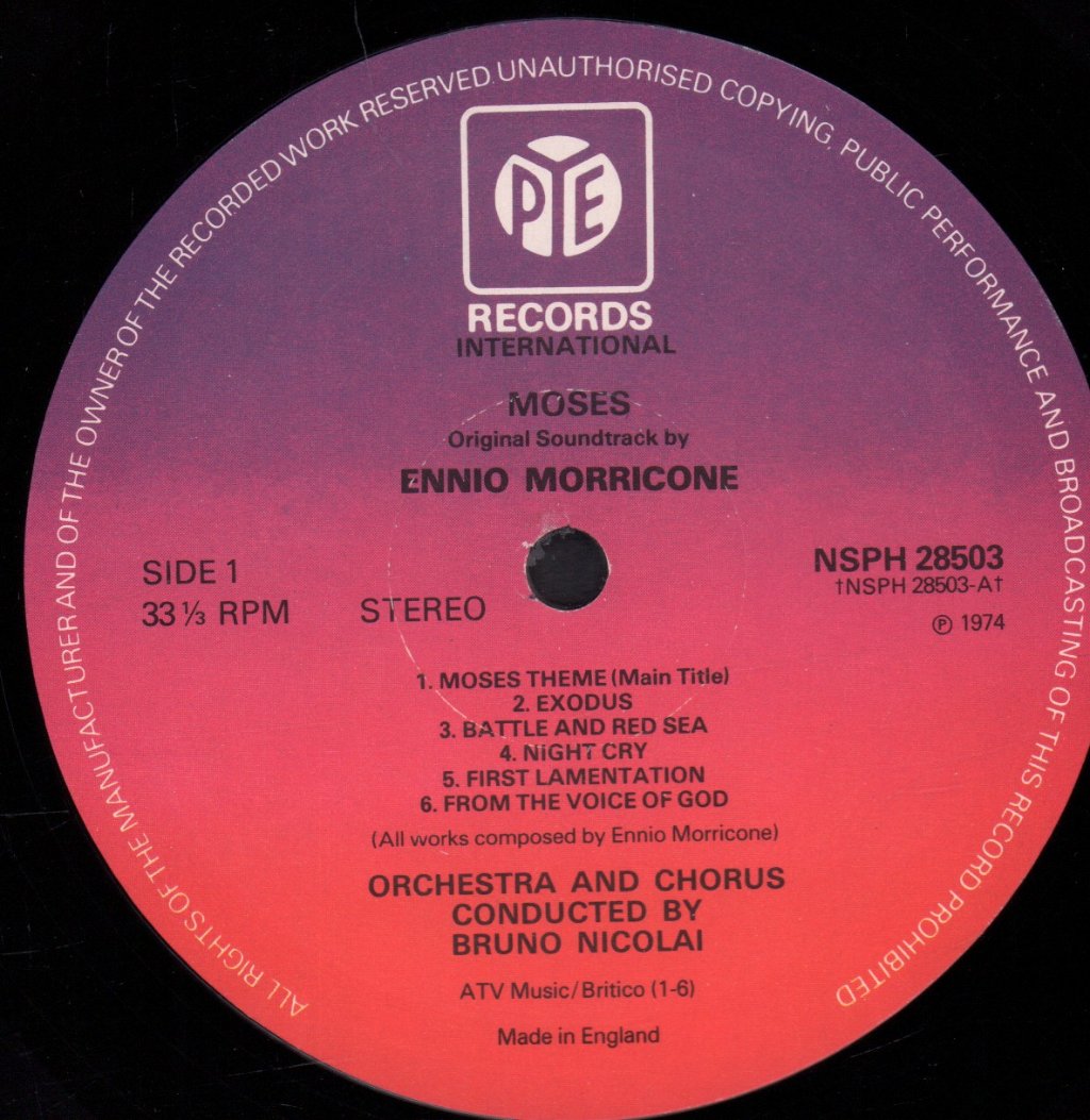 Ennio Morricone - Moses - Lp