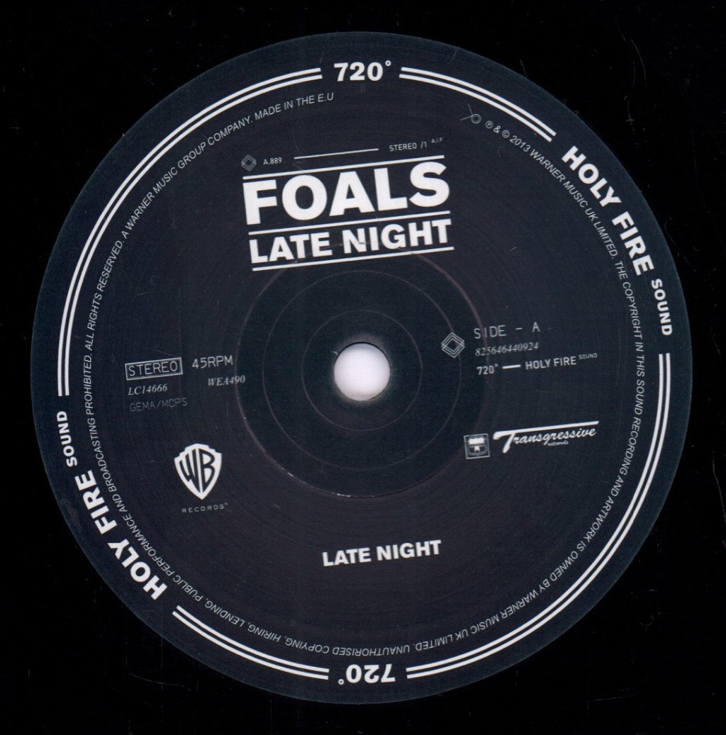 Foals - Late Night - 7 Inch