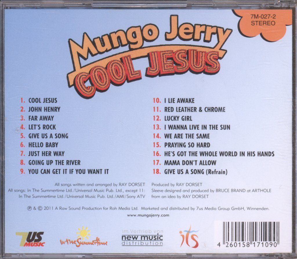 Mungo Jerry - Cool Jesus - Cd