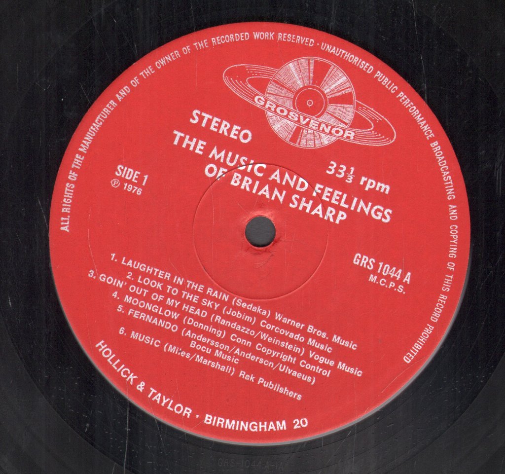 Brian Sharp - Music And Feelings Of - Lp