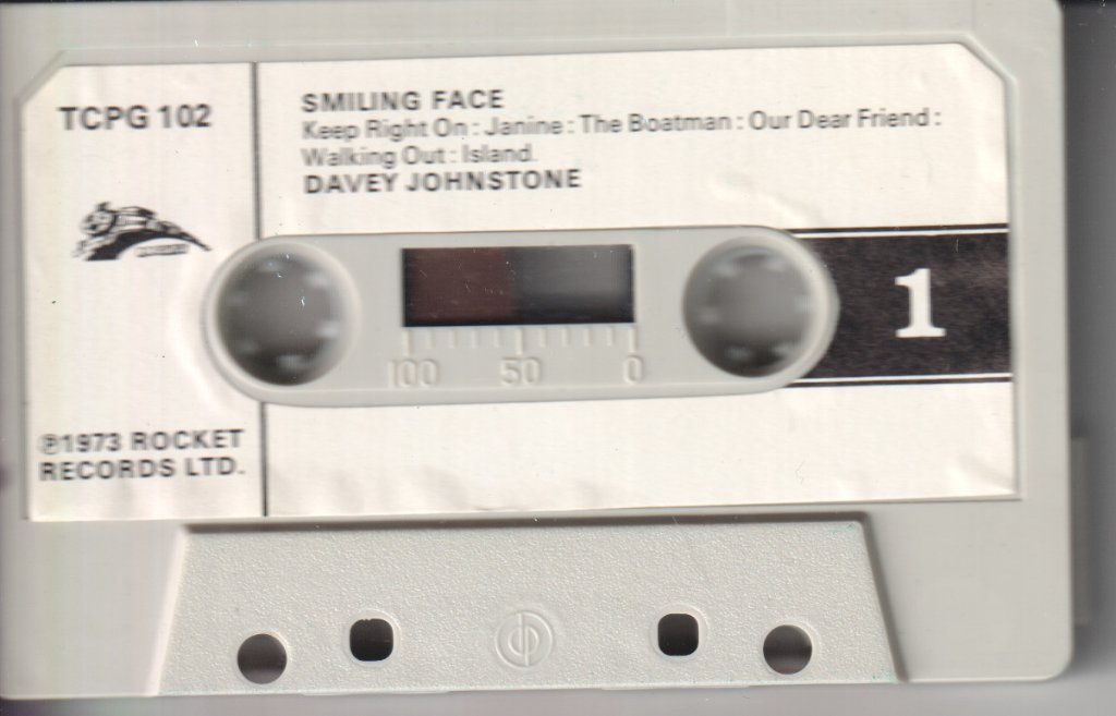 Davey Johnstone - Smiling Face - Cassette