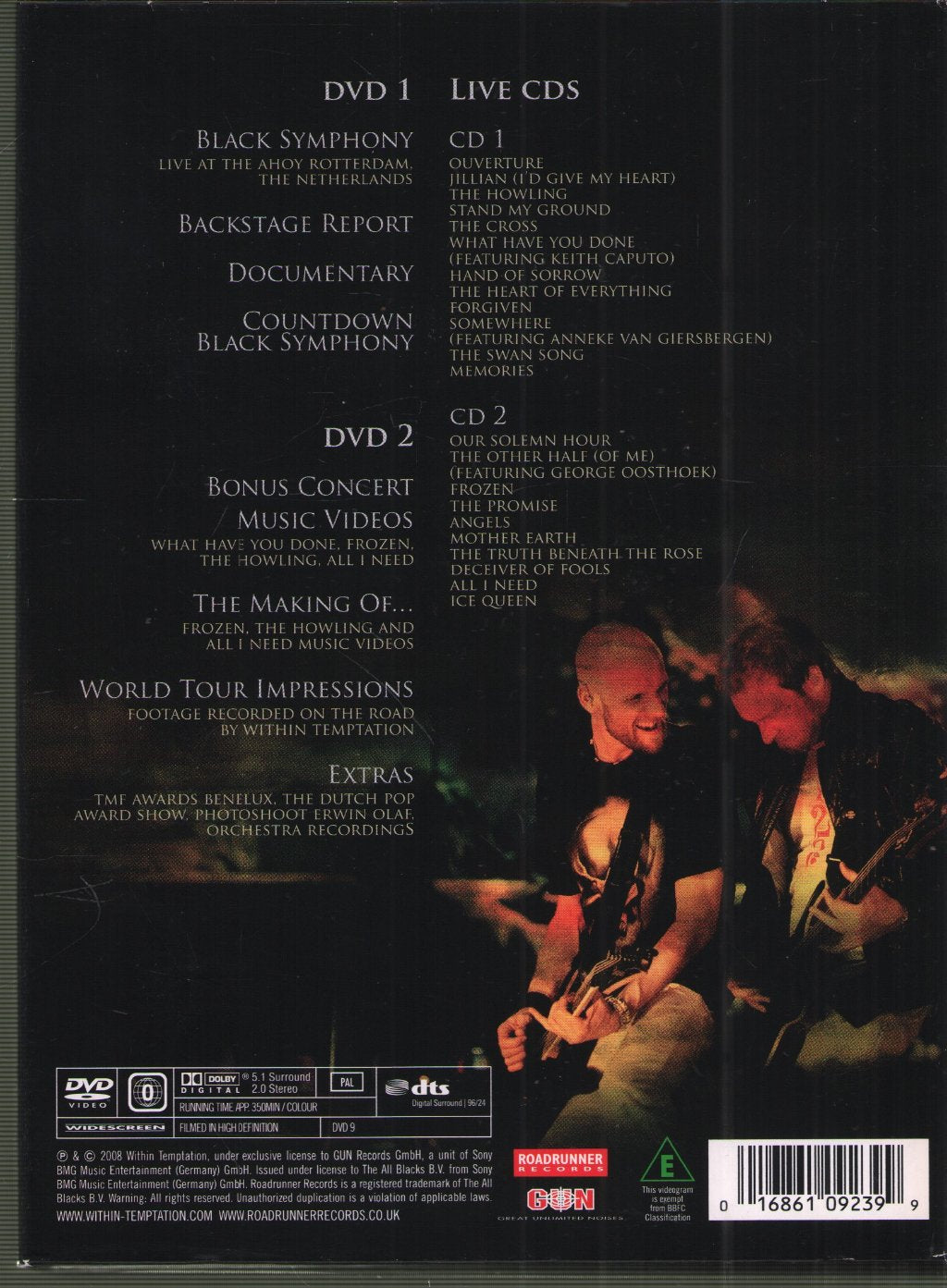 Within Temptation - Black Symphony - Cd/Dvd
