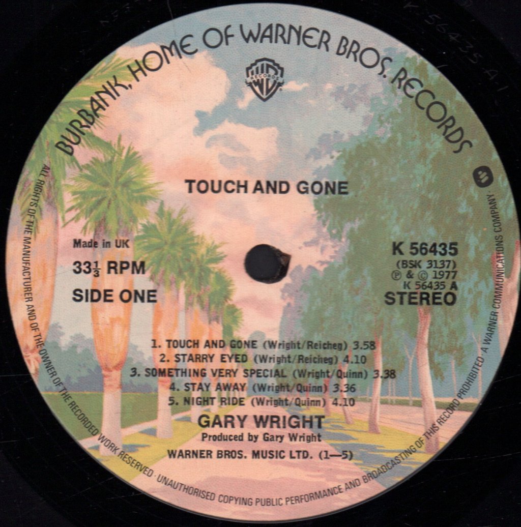 Gary Wright - Touch And Gone - Lp