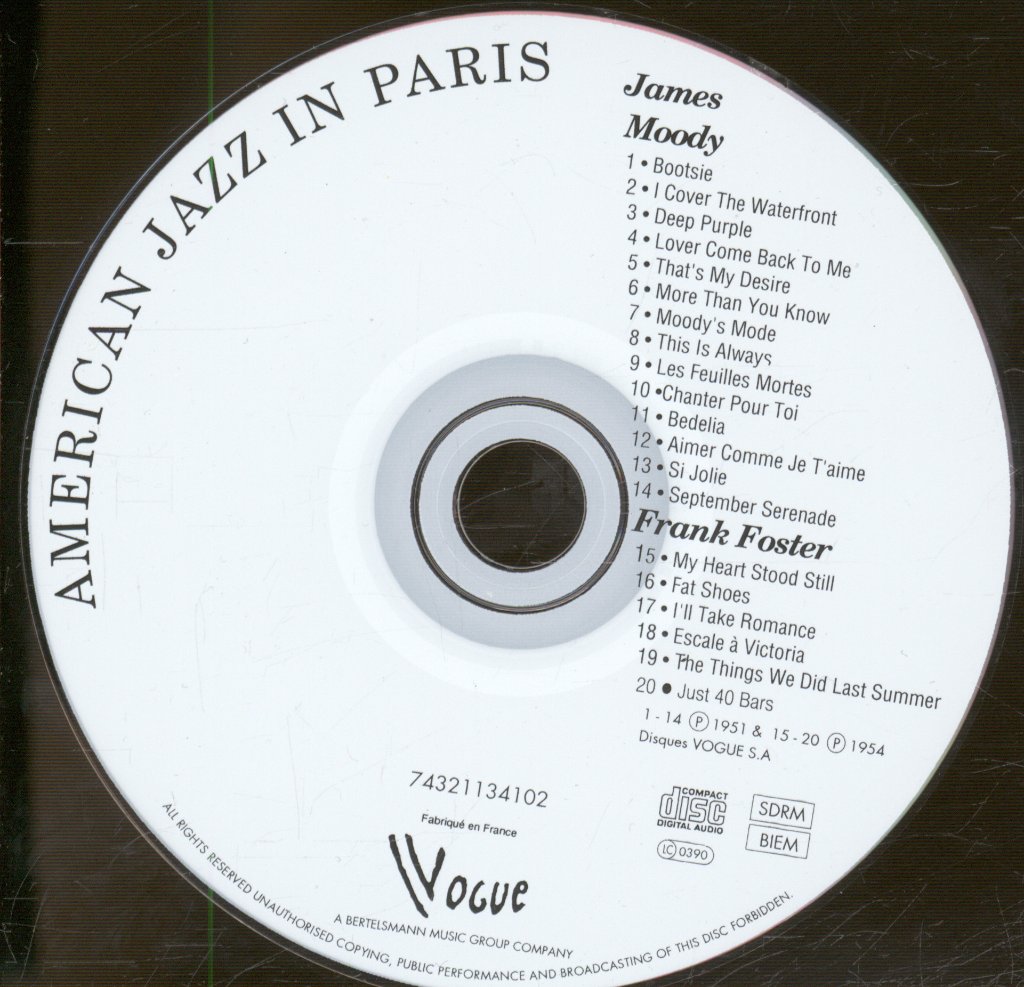 James Moody - Sax Talk - Cd