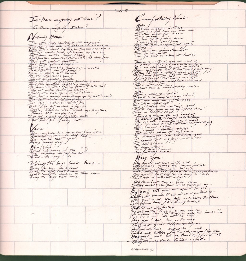 Pink Floyd - Wall - Double Lp