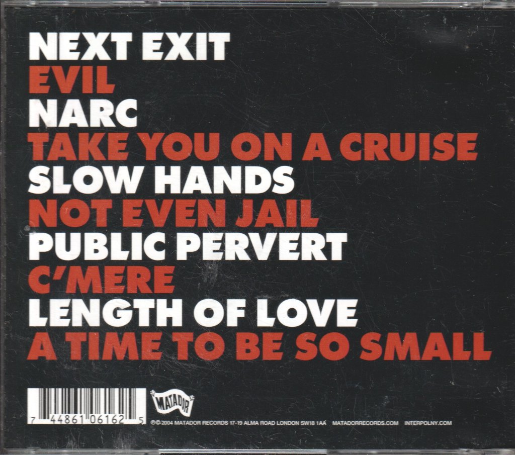 Interpol - Antics - Cd