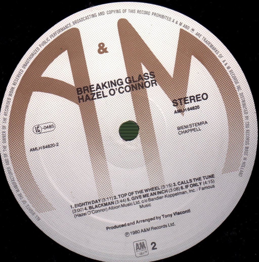 Hazel O'Connor - Breaking Glass - Lp