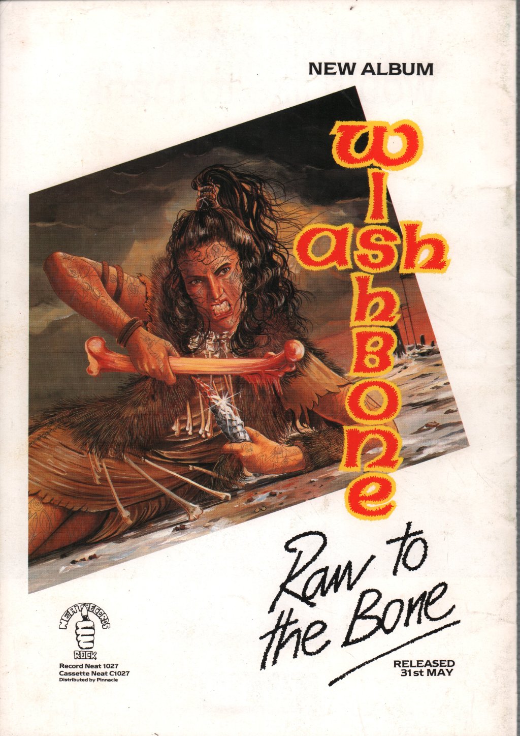 Wishbone Ash/Iq - Raw To The Bone Tour 85 - Tour Programme