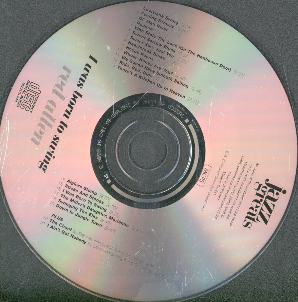 Red Allen - I Was Born To Swing - Cd