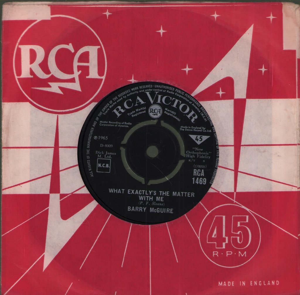 Barry McGuire - Eve Of Destruction - 7 Inch