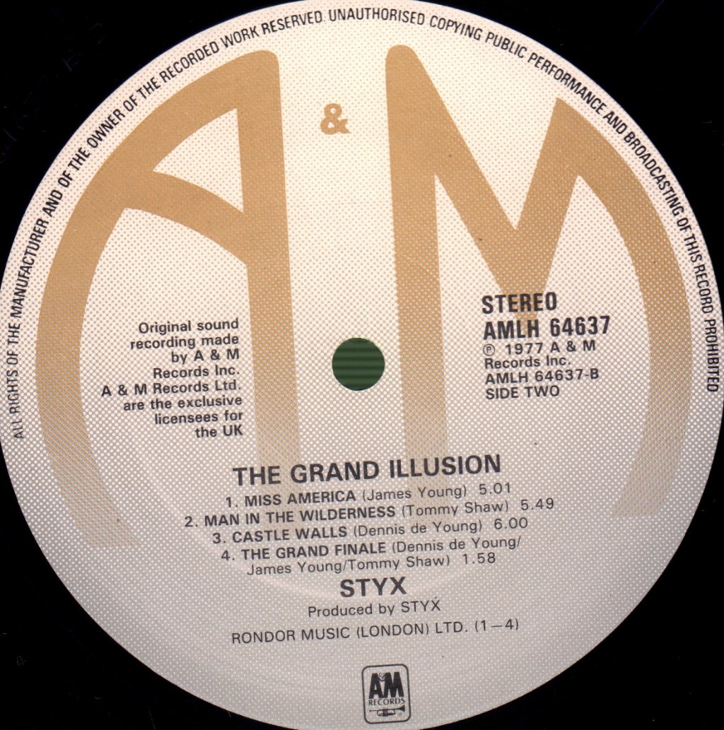 Styx - Grand Illusion - Lp