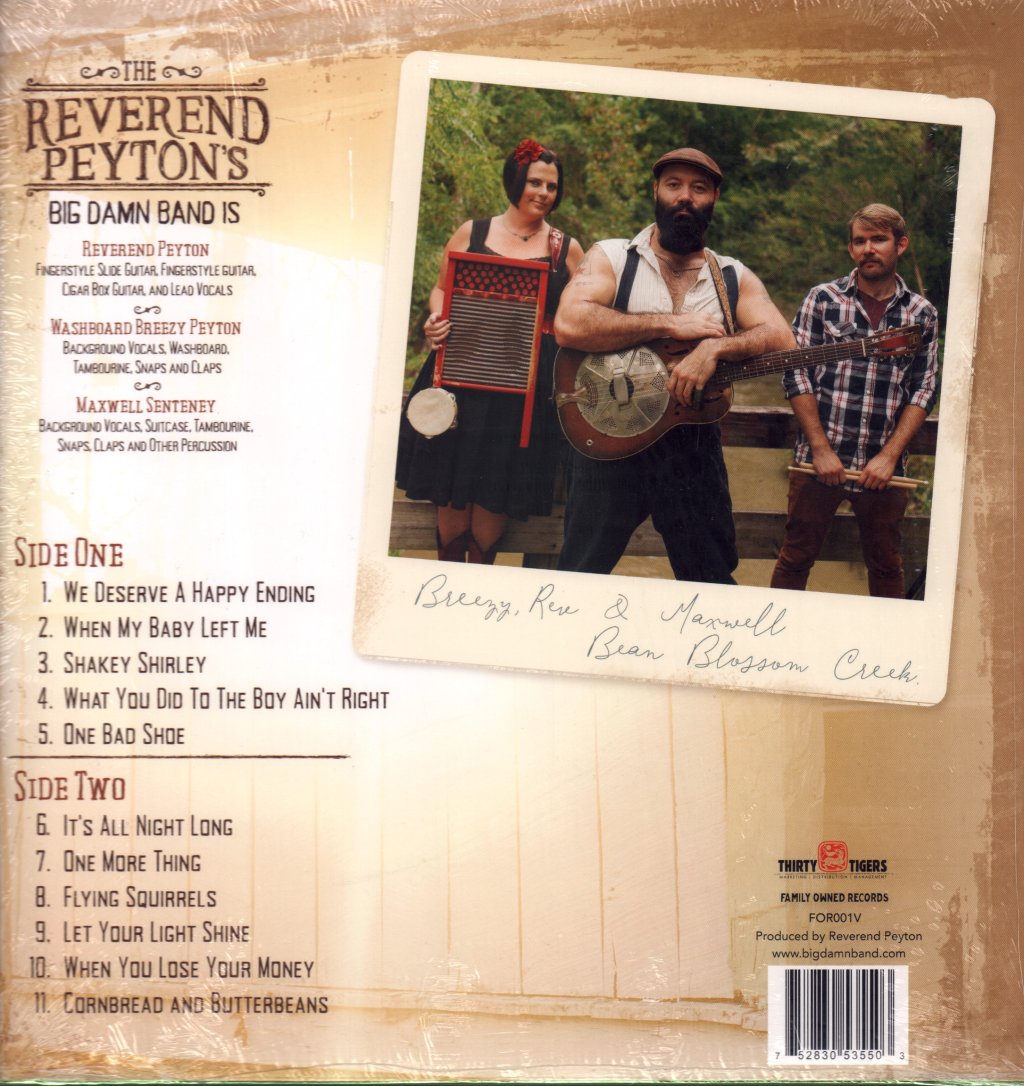 Reverend Peyton's Big Damn Band - Front Porch Sessions - Lp