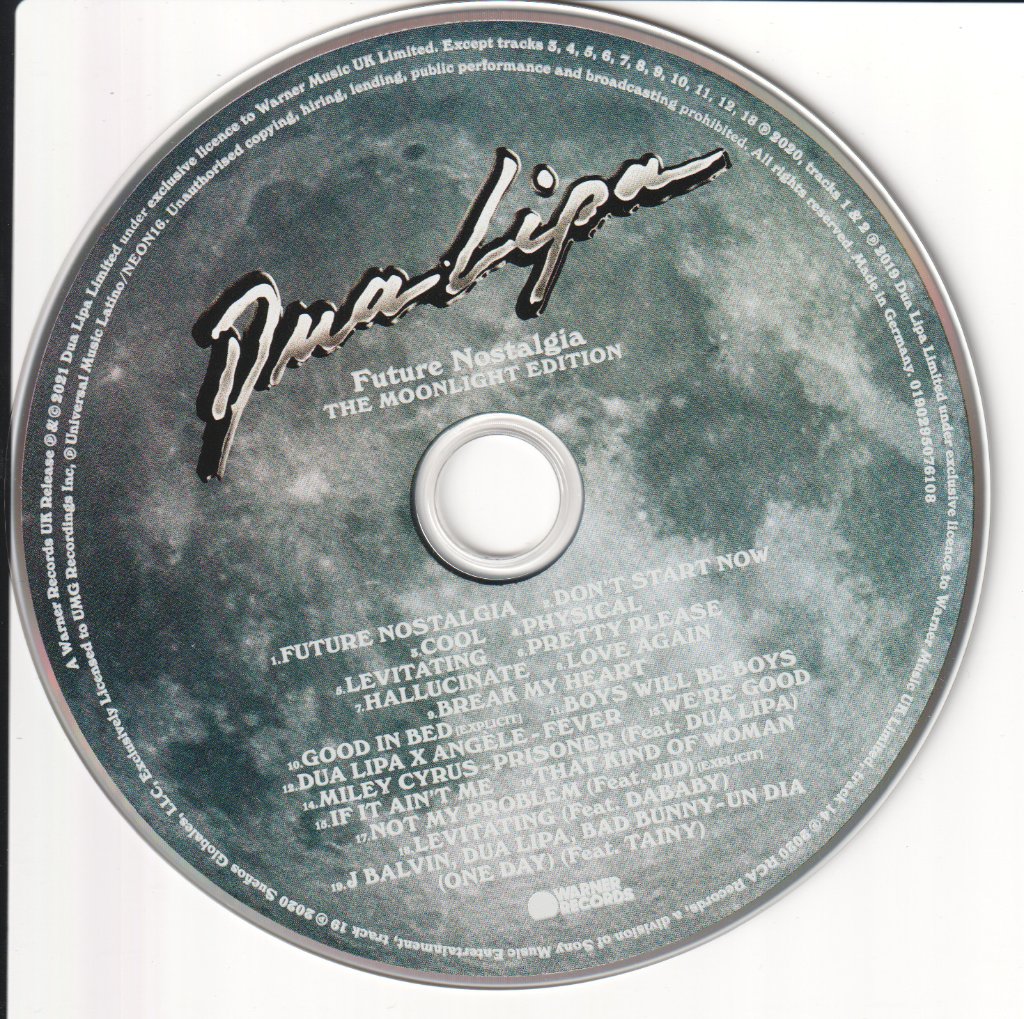Dua Lipa - Future Nostalgia (The Moonlight Edition) - Cd