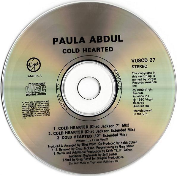 Paula Abdul - Cold Hearted - Cd