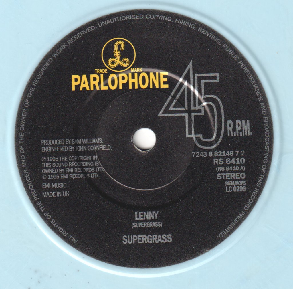 Supergrass - Lenny - 7 Inch