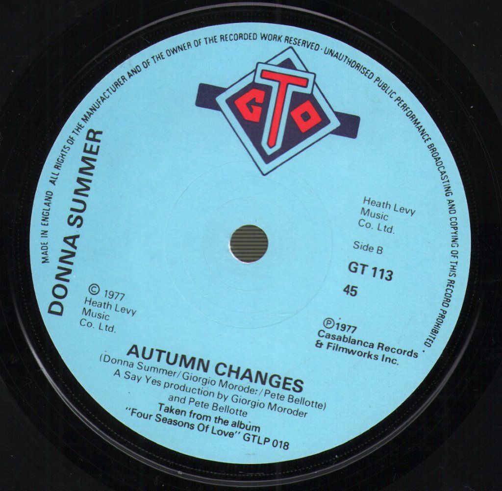 Donna Summer - Love's Unkind - 7 Inch