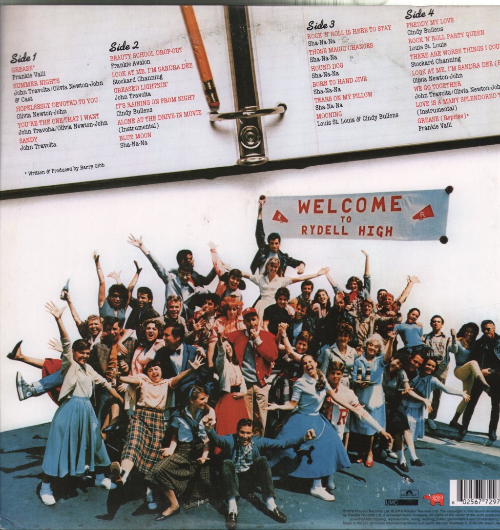 Various Artists - Grease Original Soundtrack - Double Lp