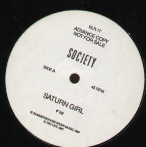 Society - Saturn Girl - 12 Inch