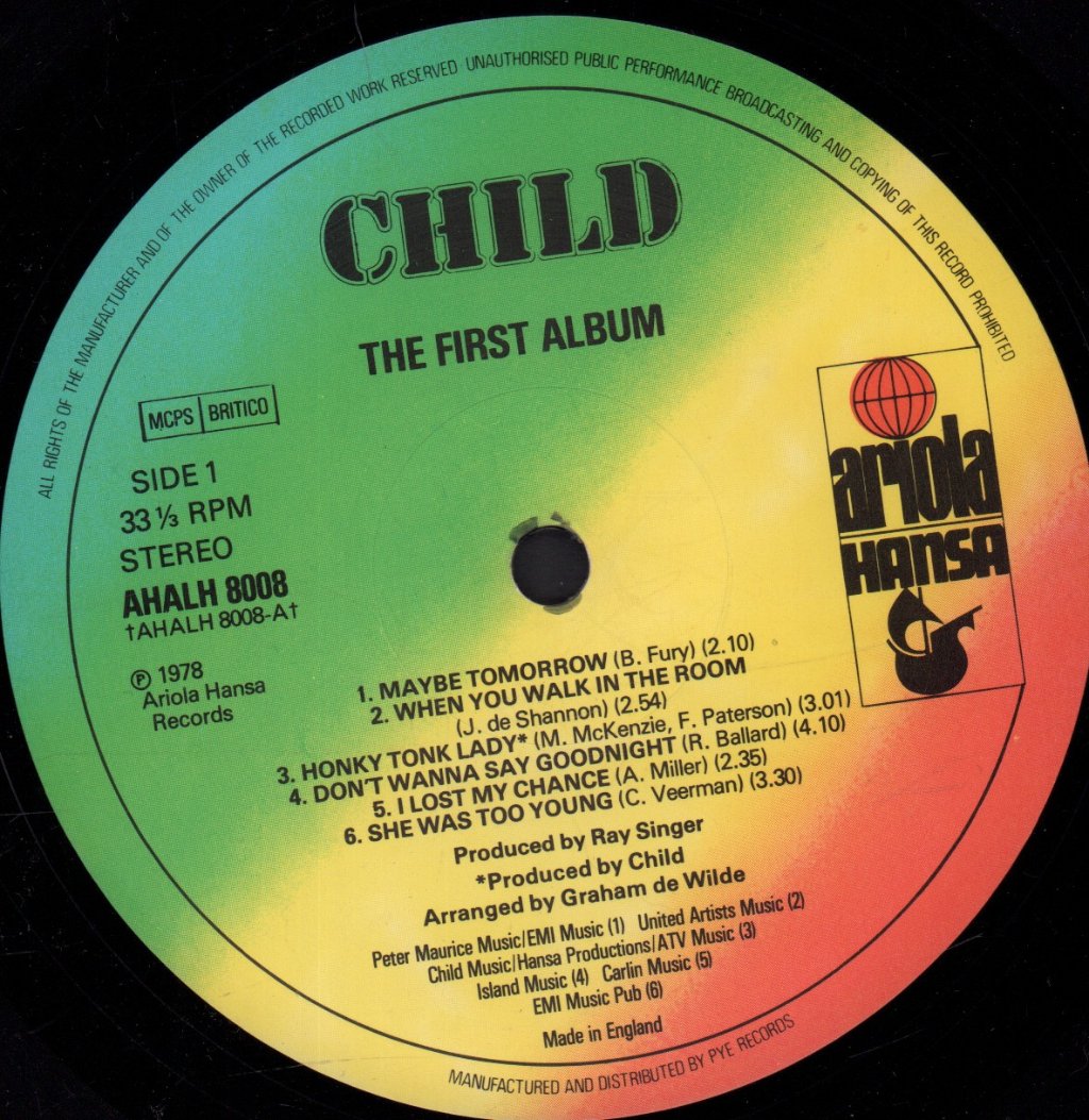 Child (70'S Group) - First Album - Lp