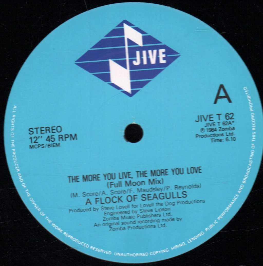 A Flock Of Seagulls - More You Live - 12 Inch