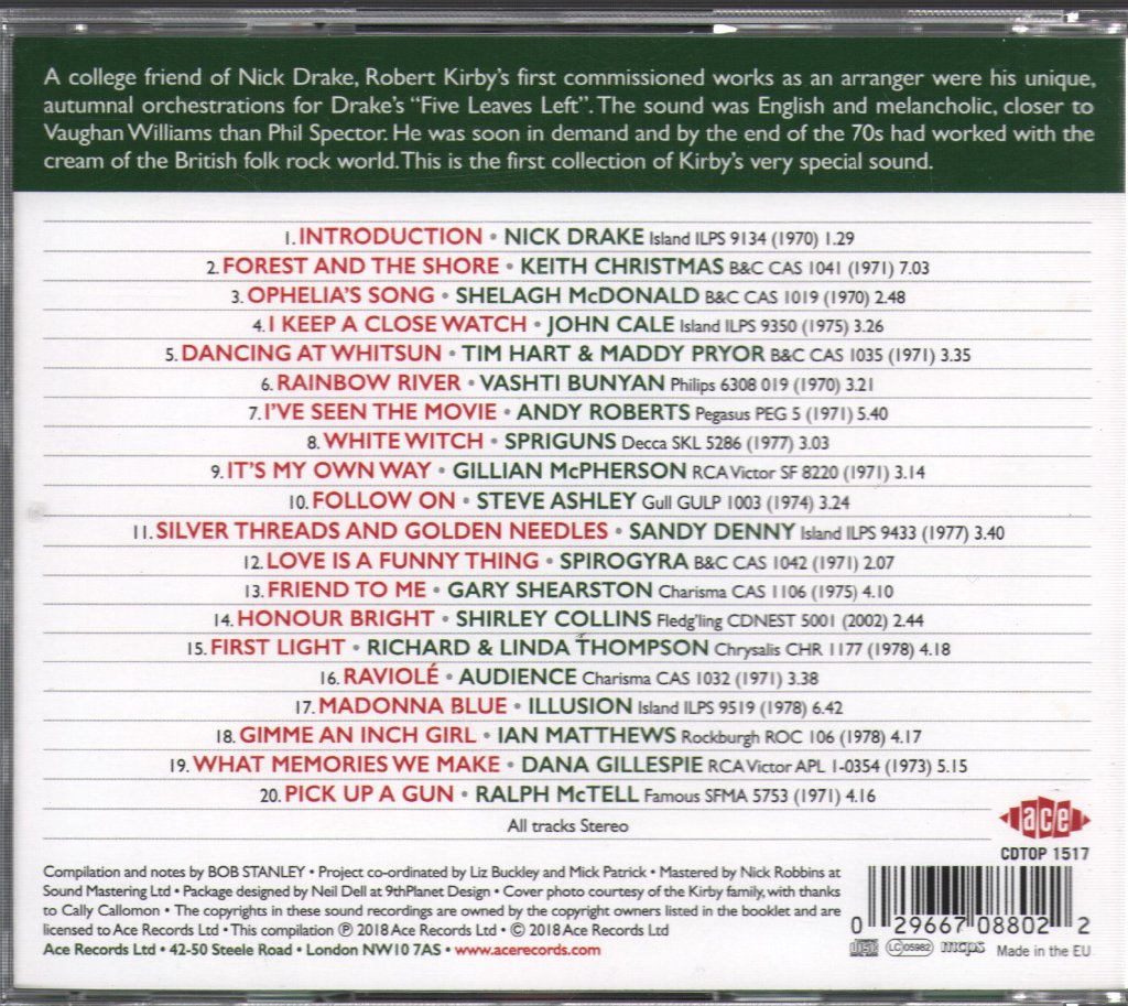 Various Artists - When The Day Is Done (The Orchestrations Of Robert Kirby) - Cd