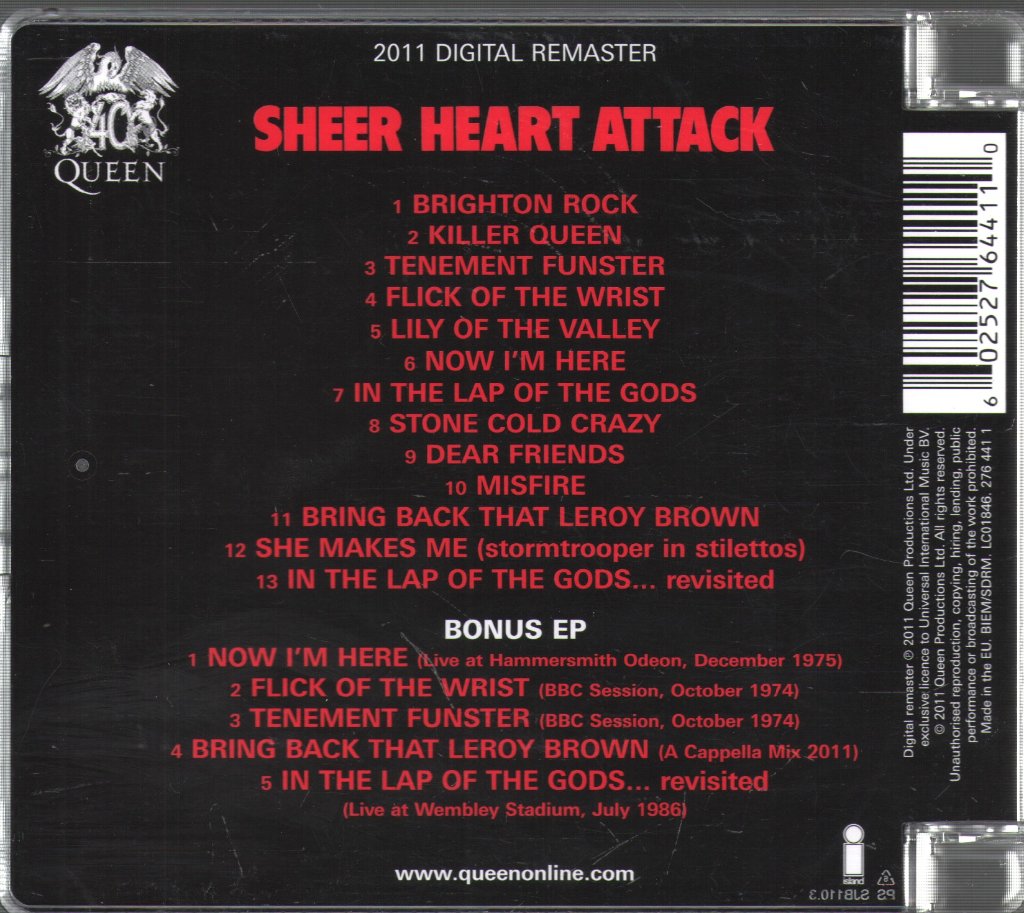 Queen - Sheer Heart Attack - Cd