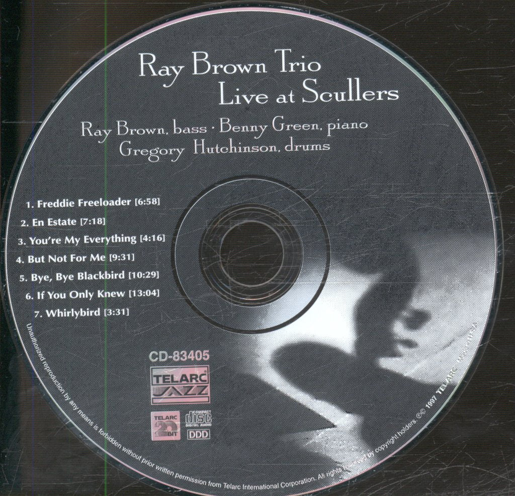 Ray Brown Trio - Live At Scullers - Cd