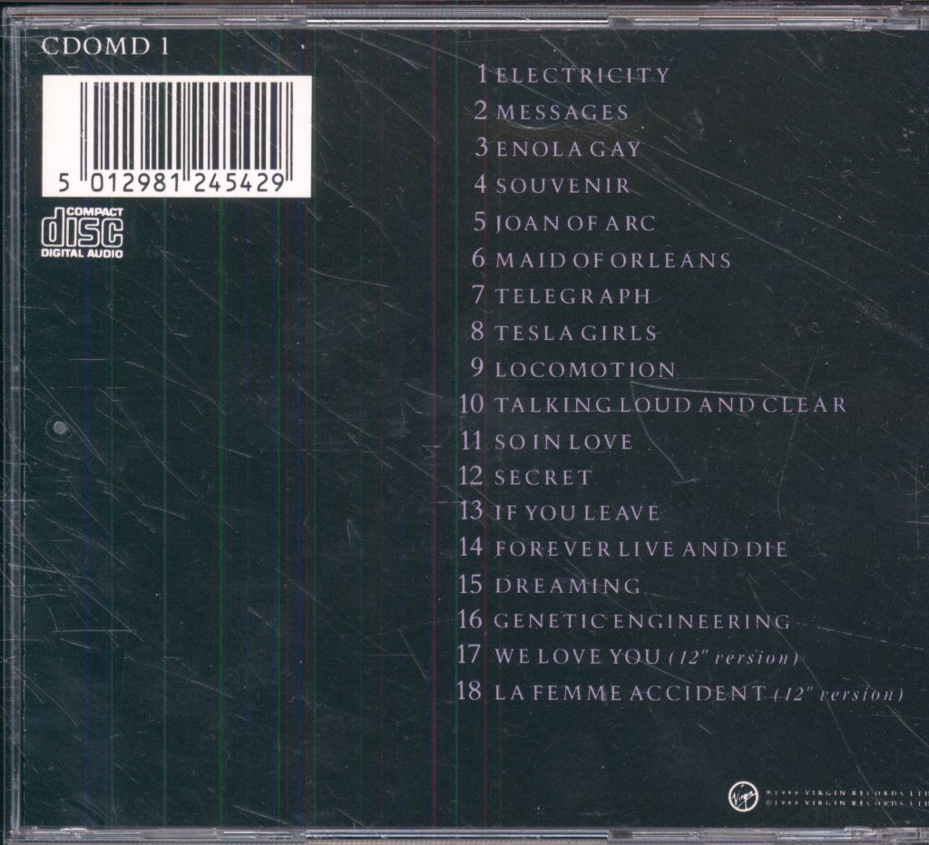 Orchestral Manoeuvres In The Dark - Best Of OMD - Cd