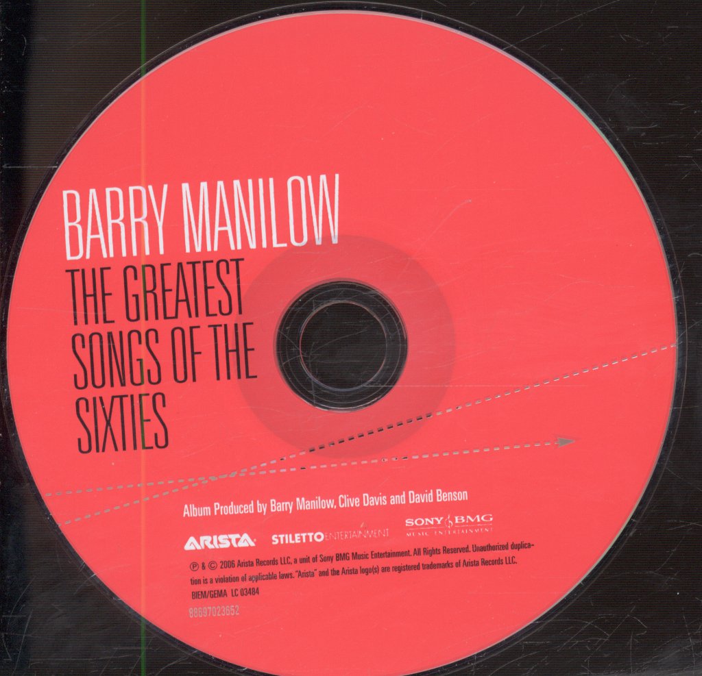Barry Manilow - Greatest Songs Of The Sixties - Cd