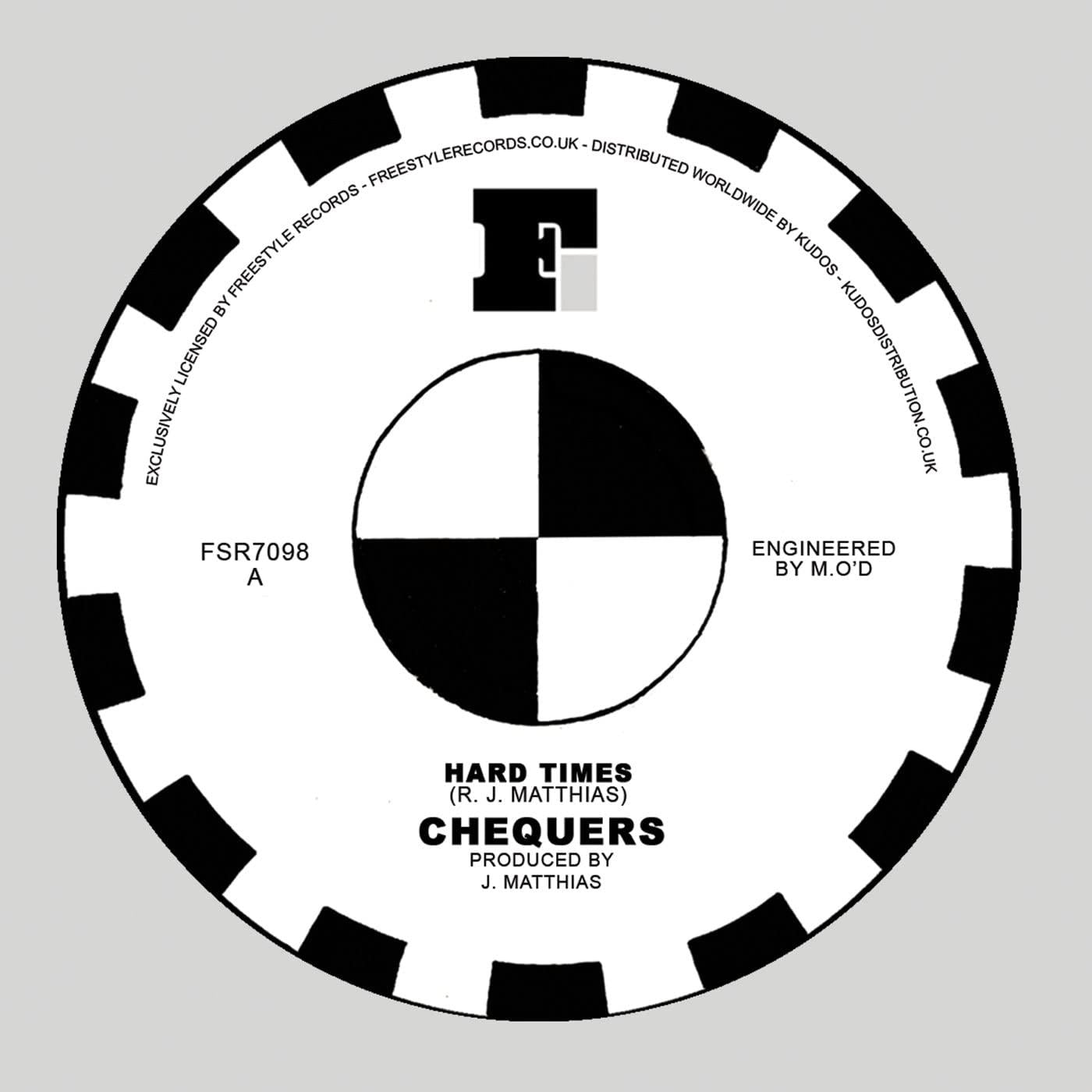 Chequers - Hard Times - 7 Inch