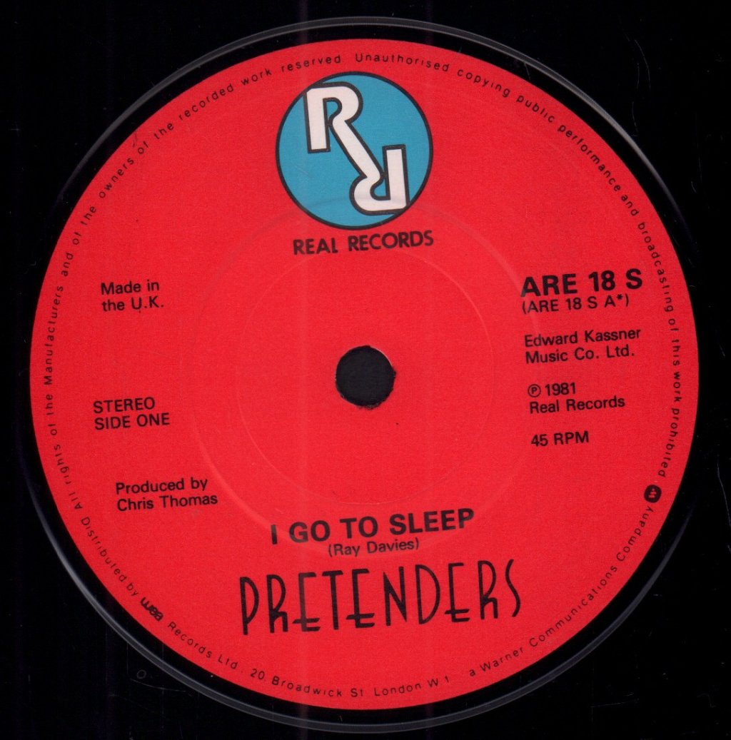 Pretenders - I Go To Sleep - 7 Inch