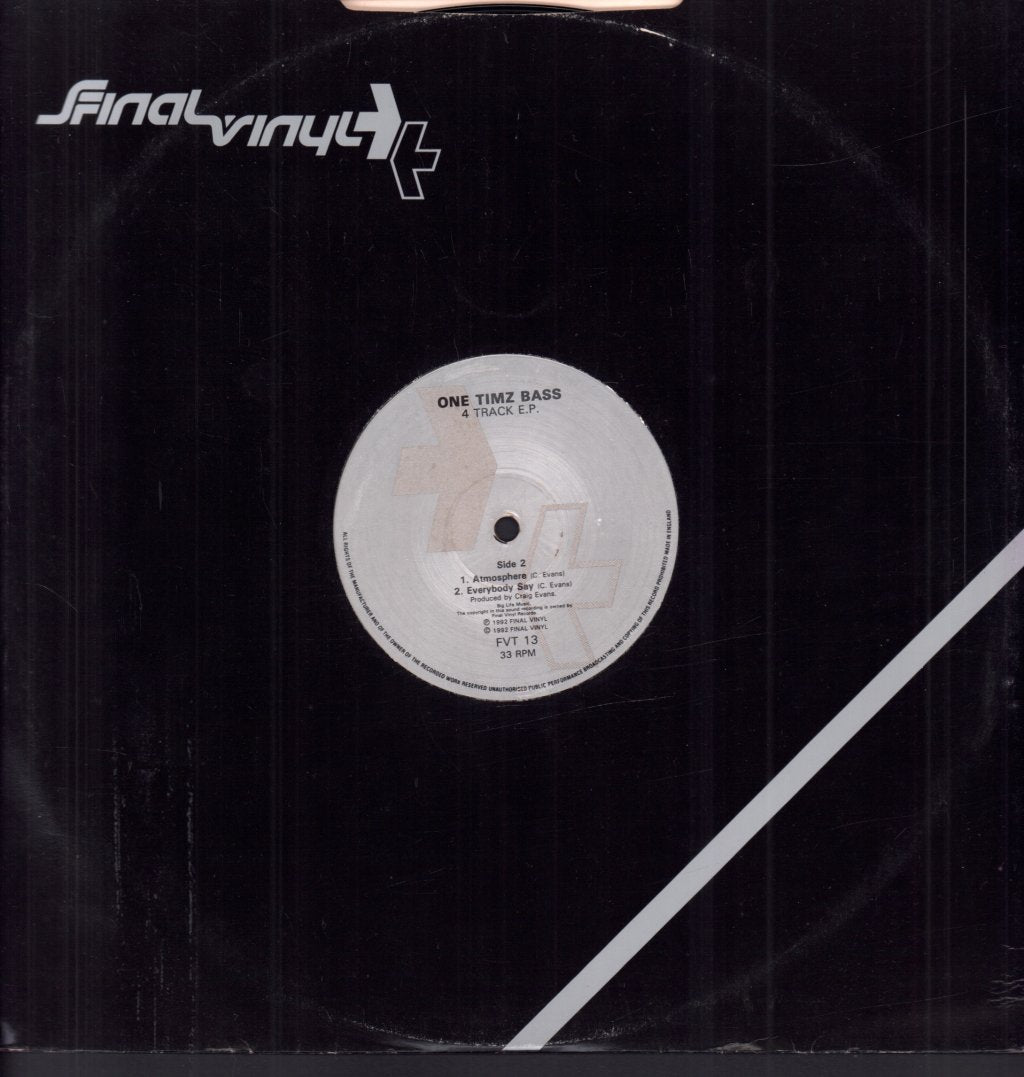 One Timz Bass - 4 Track E.P. - 12 Inch