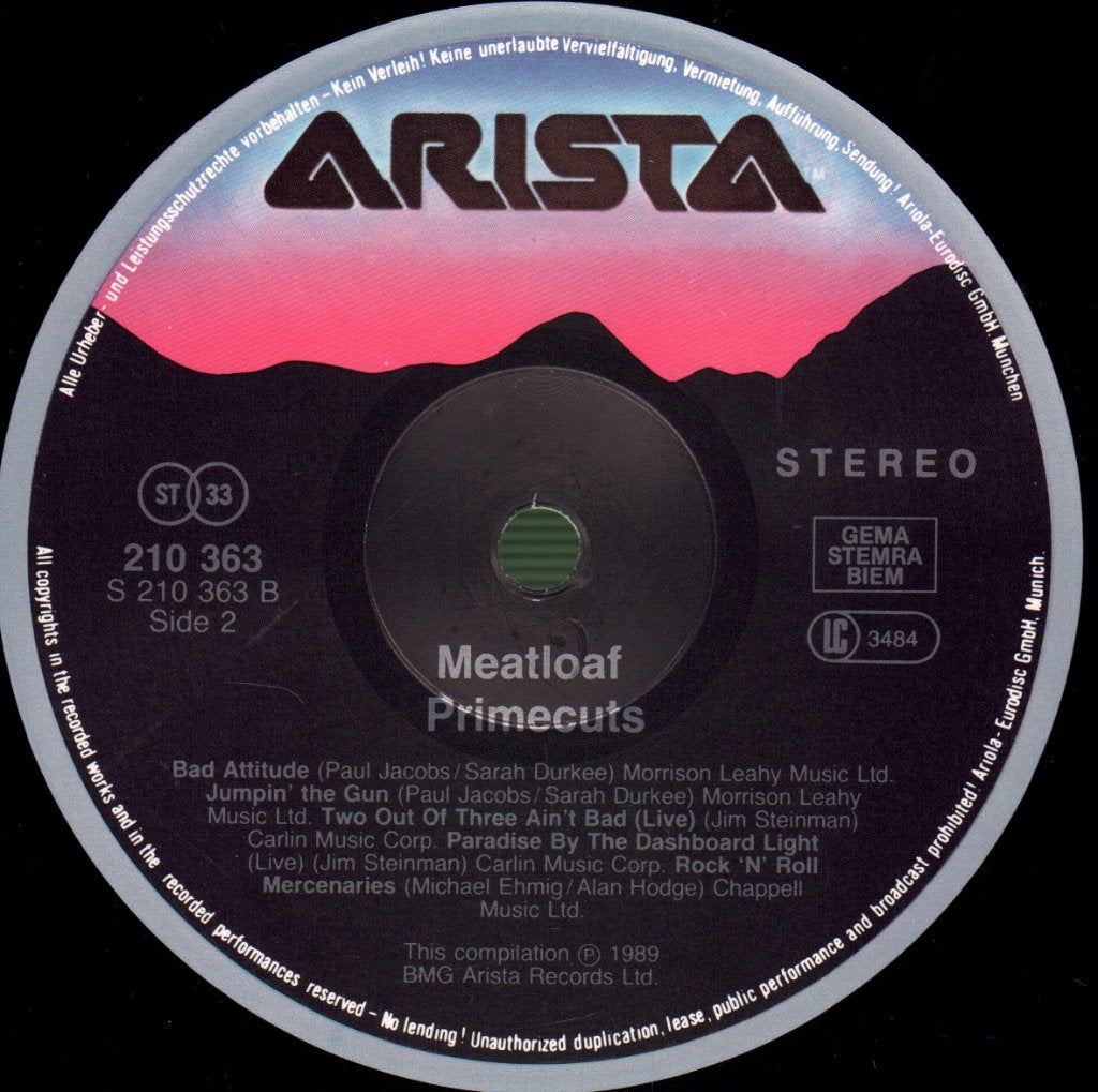 Meat Loaf - Prime Cuts - Lp