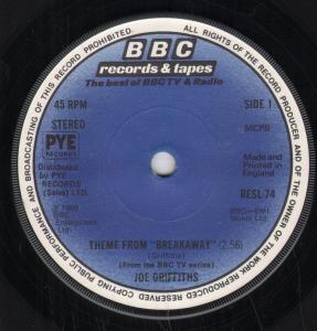 Joe Griffiths - Theme From Breakaway - 7 Inch