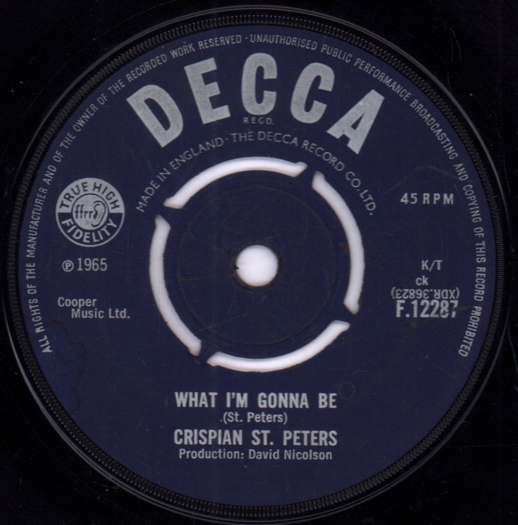 Crispian St Peters - You Were On My Mind - 7 Inch